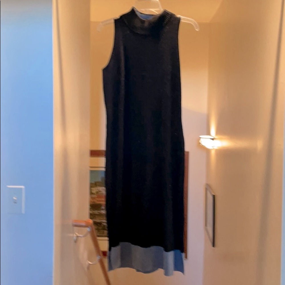 Sleeveless sweater dress